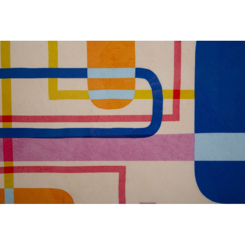 Stampa Su Tela Laccatto Modis Con Cornice -a- cm 60x3,3x80