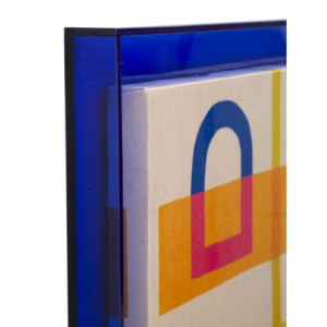 Zoom Stampa Su Tela Laccatto Modis Con Cornice -b- cm 60x3,3x80