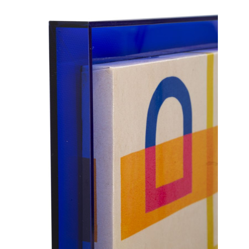 Stampa Su Tela Laccatto Modis Con Cornice -b- cm 60x3,3x80