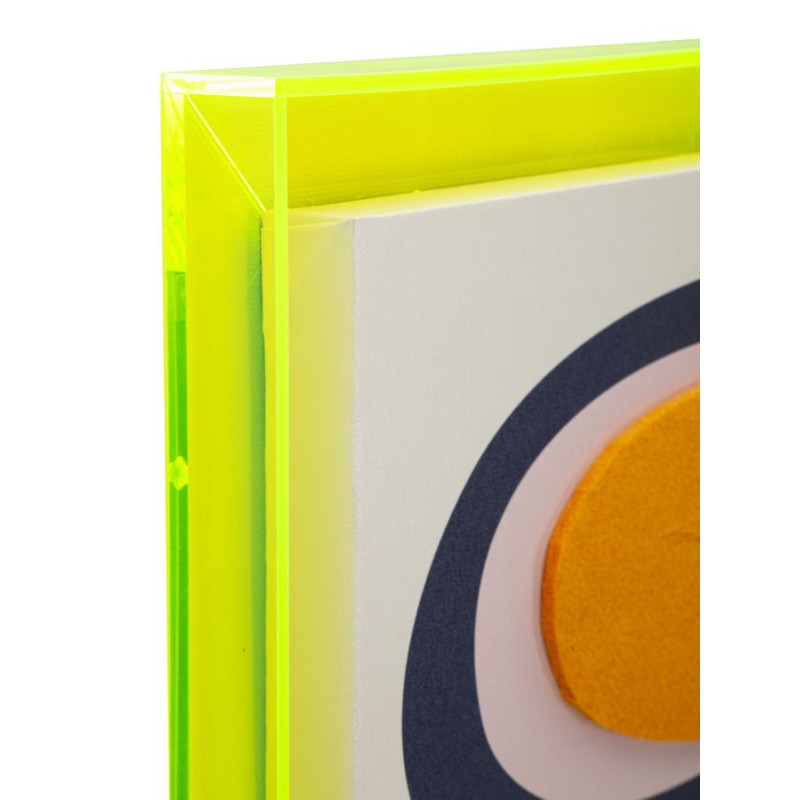 Stampa Su Tela Pop Art Con Cornice -a- cm 50x3,3x70