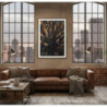 Stampa Su Tela Laccata New York Con Cornice -a- cm 72x4x102