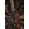 Stampa Su Tela Laccata New York Con Cornice -b- cm 72x4x102