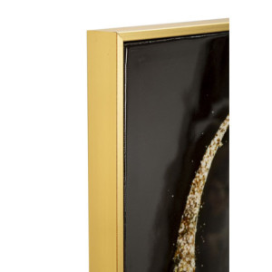 Zoom Stampa Decorata Su Tela Laccata Con Cornice Maternity -a- cm 60x3,5x90
