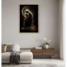 Stampa Decorata Su Tela Laccata Con Cornice Maternity -a- cm 60x3,5x90