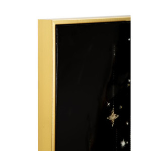 Zoom Stampa Decorata Su Tela Laccata Con Cornice Maternity -b- cm 60x3,5x90