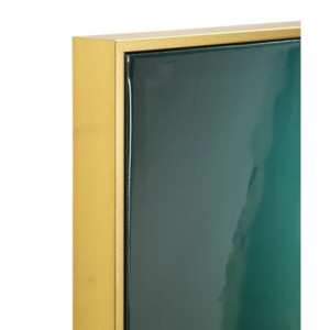 Zoom Stampa Decorata Su Tela Laccata Con Cornice Butterly -b- cm 70x4x100
