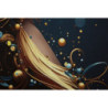 Stampa Con Led Su Tela Laccata Con Cornice Minerva -a- cm 60x3,5x90