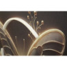 Stampa Con Led Su Tela Laccata Con Cornice Butterfly cm 50x4x50