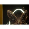 Stampa Con Led Su Tela Laccata Con Cornice Butterfly cm 50x4x50