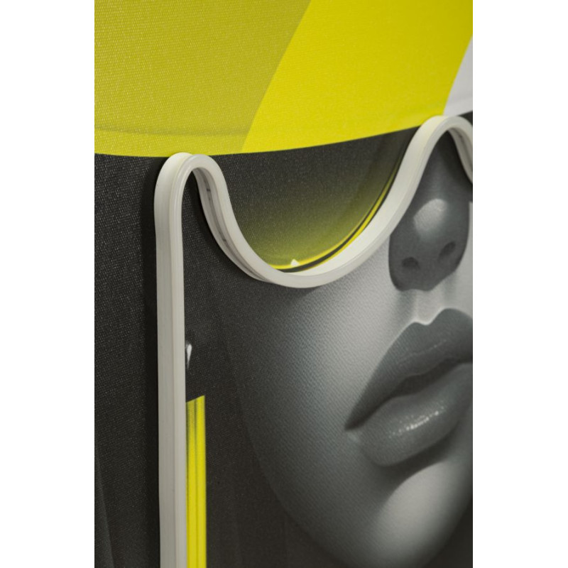 Stampa Con Led Su Tela Margot cm 80x4x120