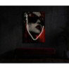 Stampa Con Led Su Tela Psyco -a- cm 60x3,5x90 (applicazione 3d Acrilico)