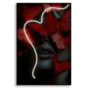 Stampa Con Led Su Tela Butterflies cm 60x3,5x90 (applicazione 3d Acrilico)