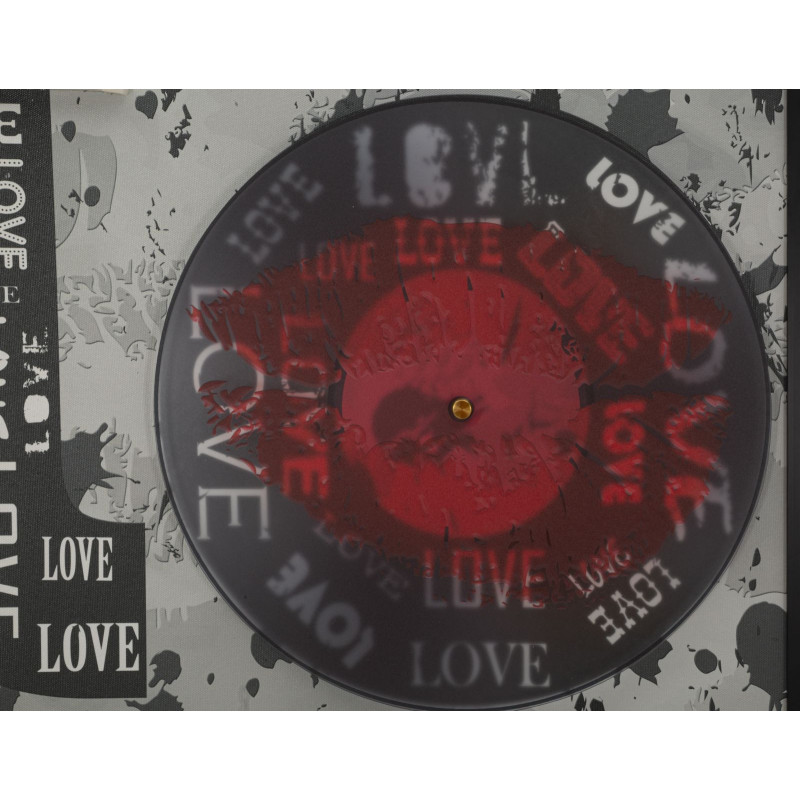 Stampa Con Led Su Tela Love cm 60x3,5x90 (applicazione 3d Acrilico)