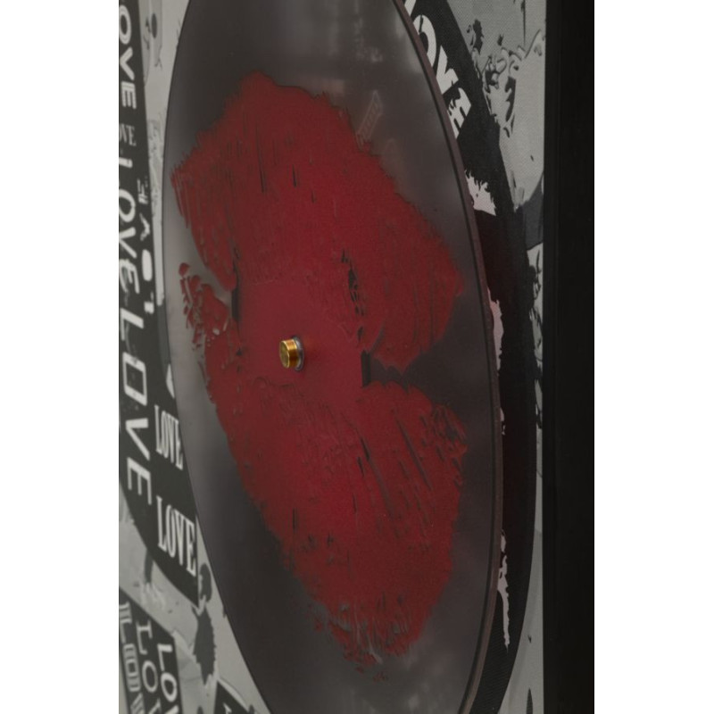 Stampa Con Led Su Tela Love cm 60x3,5x90 (applicazione 3d Acrilico)