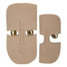 Decorazione Murale Dakar Coppia cm 20x6x40-14x5x32