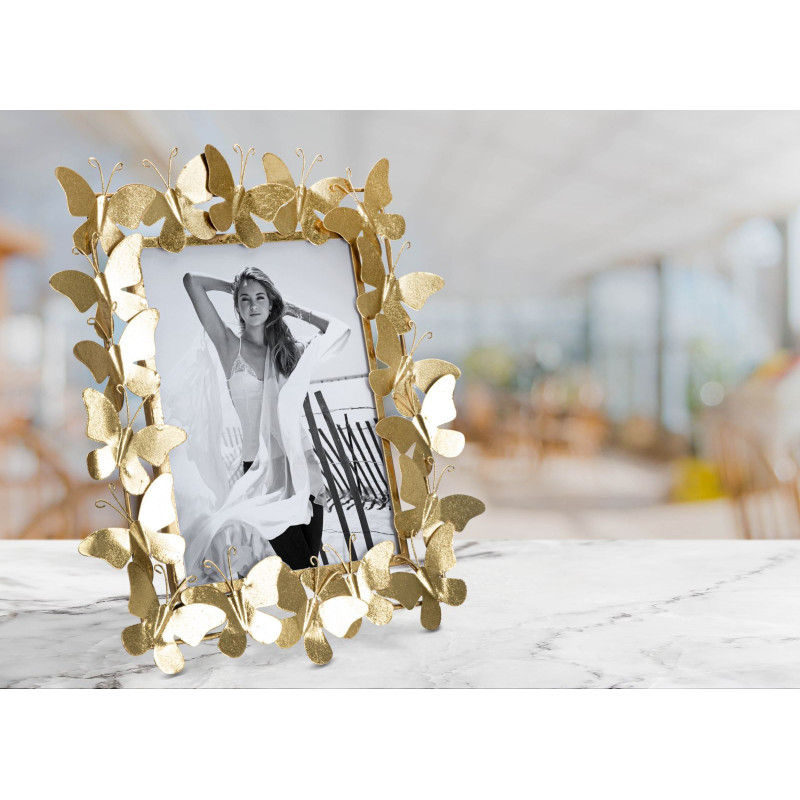 Cornice Butterfly Glam cm 35x15x38 (misura Interna cm 20x25)