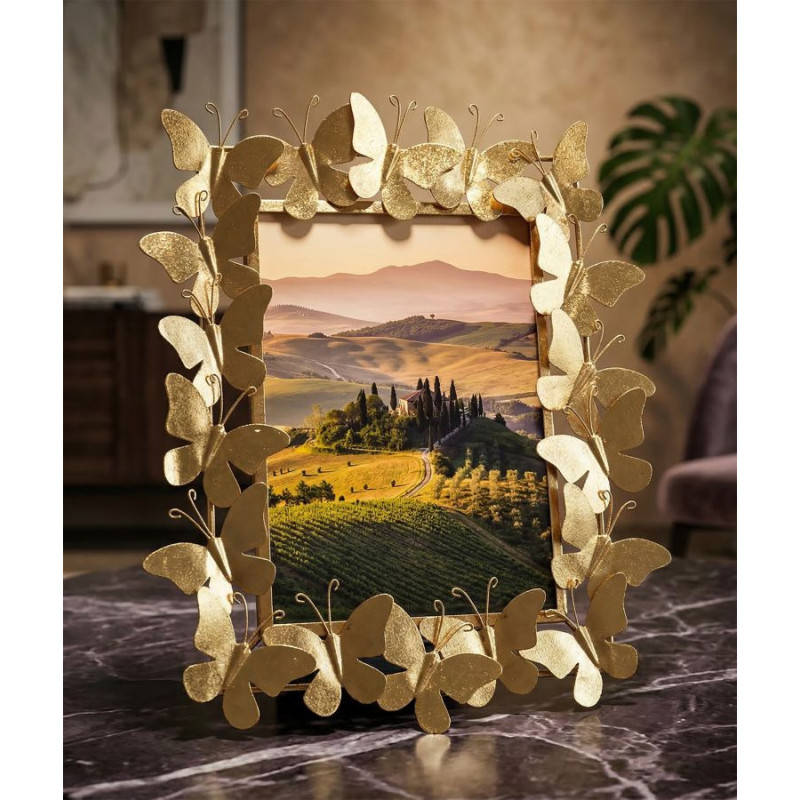 Cornice Butterfly Glam cm 35x15x38 (misura Interna cm 20x25)