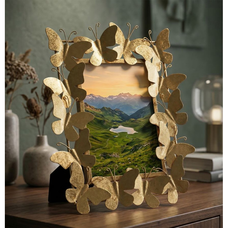 Cornice Butterfly Glam cm 28x11,5x30,5 (misura Interna cm 15x20)
