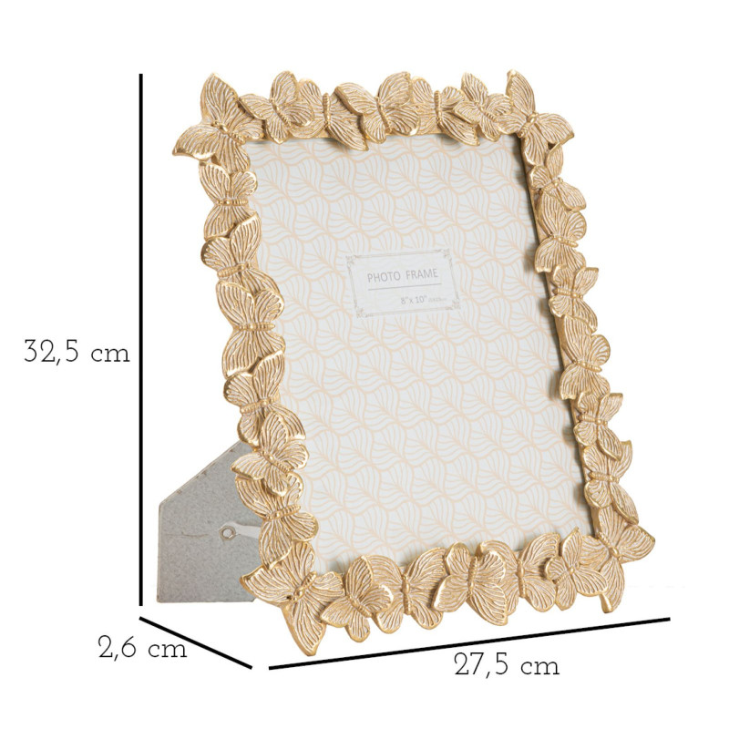 Cornice Farfalle Glod cm 27,5x2,6x32,5 (misura Interna cm 20x25)
