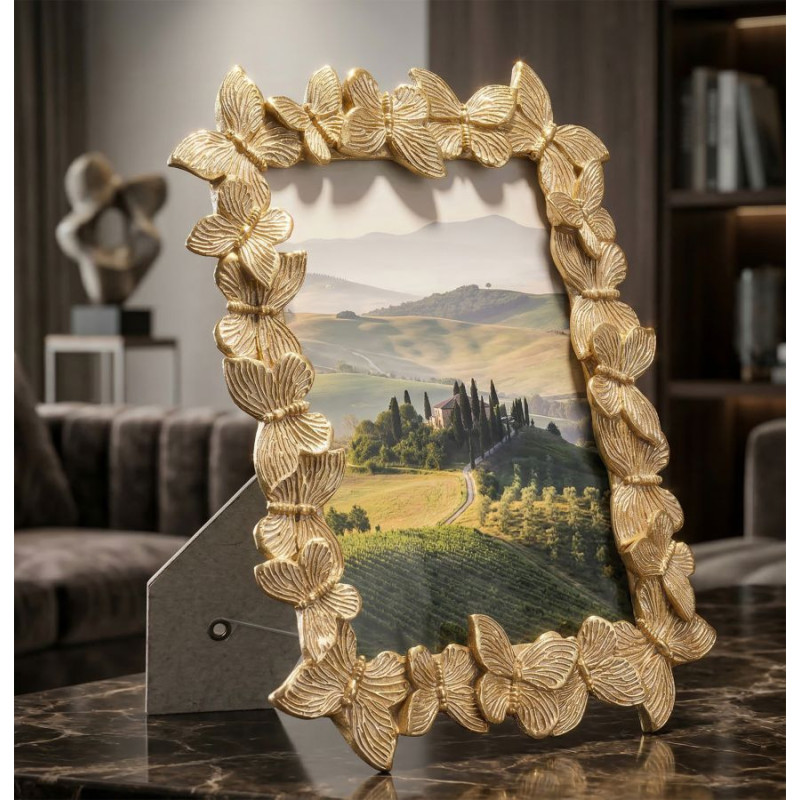 Cornice Farfalle Glod cm 22,3x2,3x27,8 (misura Interna cm 15x20)