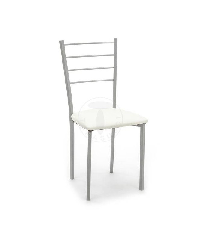 Sedia Just in pelle sintetica - set da 4 panna