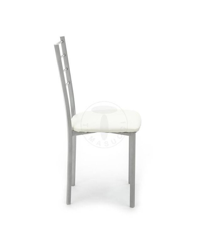 Sedia Just in pelle sintetica - set da 4 panna