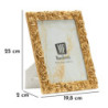 Cornice Poppy cm 19,8x2x25 (misura Interna cm 15x20)