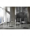 Sedia Just in pelle sintetica - set da 4 panna