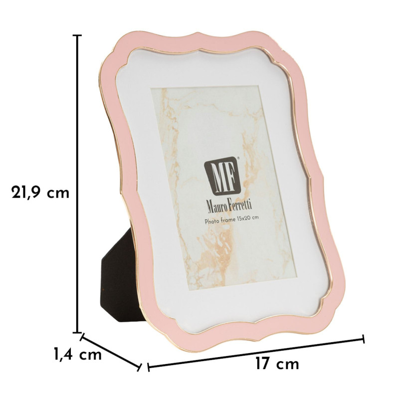 Cornice Margot Rosa cm 17x1,4x21,9 (misura Interna cm 15x20)