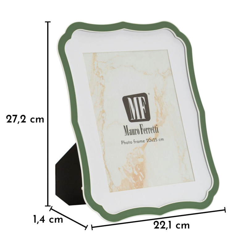 Cornice Margot Verde cm 22,1x1,4x27,2 (misura Interna cm 20x25)