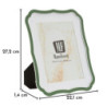 Cornice Margot Verde cm 22,1x1,4x27,2 (misura Interna cm 20x25)