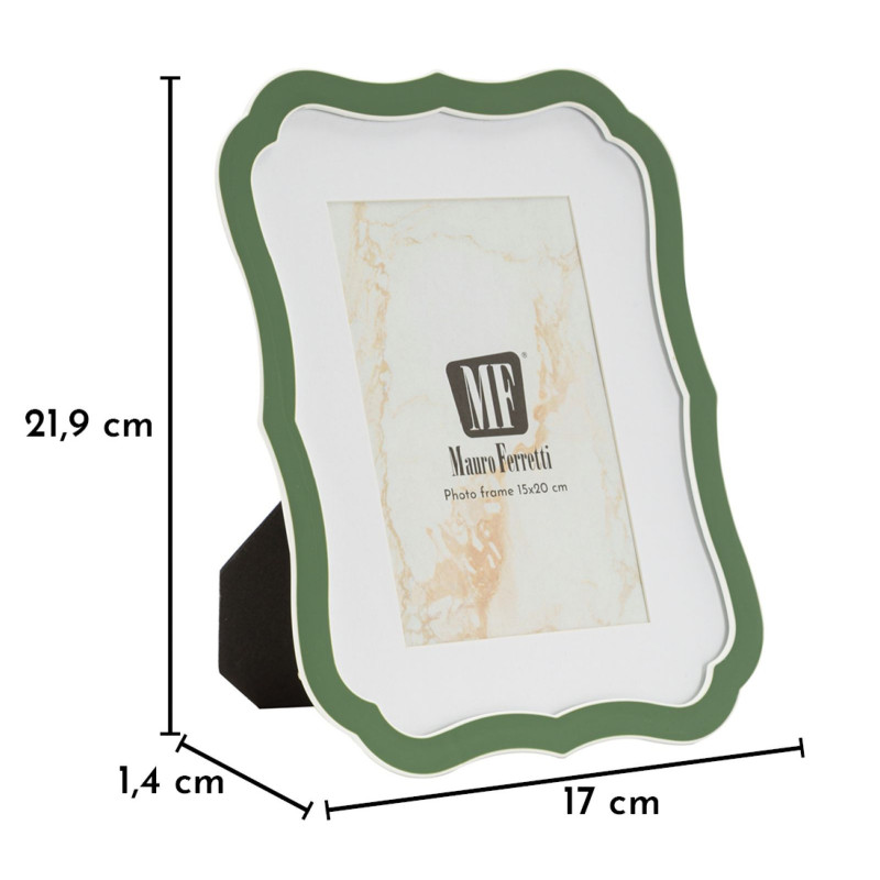 Cornice Margot Verde cm 17x1,4x21,9 (misura Interna cm 15x20)