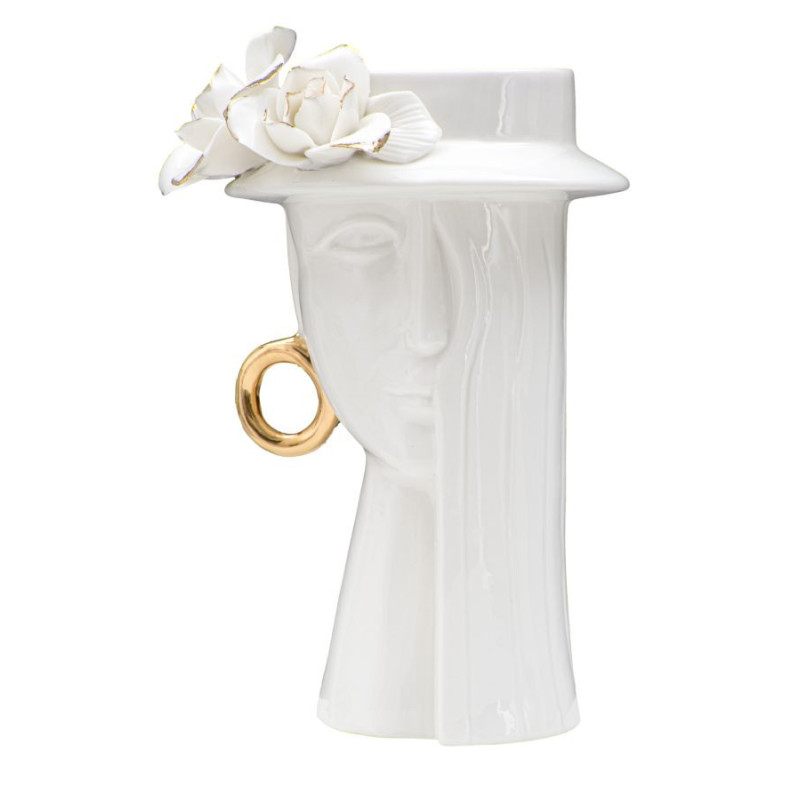 Vaso Woman Elegant Porcellana cm 15x13,3x23,5