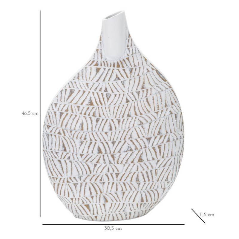 Vaso Resina Nairobi cm 30,5x11,5x46,5