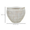 Cachepot Resina Stiky cm ø 30,5x24,5