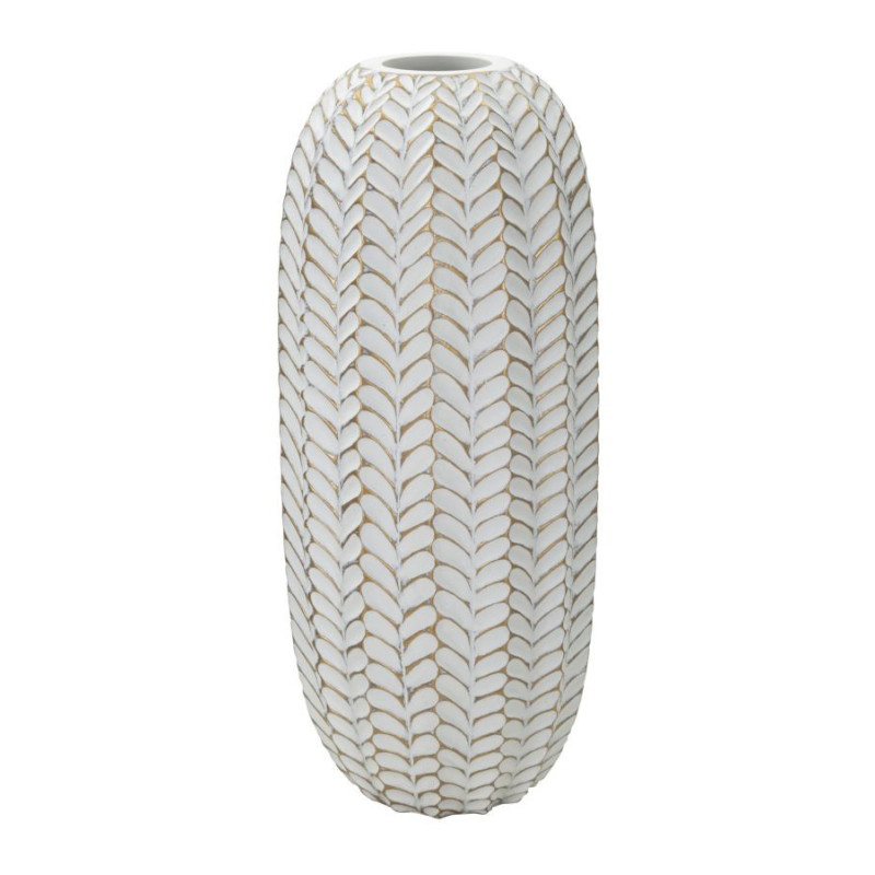 Vaso Resina Leaf cm ø 18,5x46