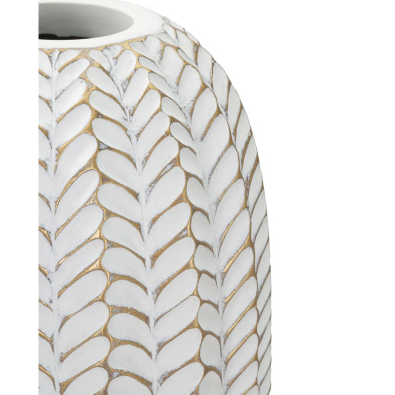 Vaso Resina Leaf cm ø 18,5x46