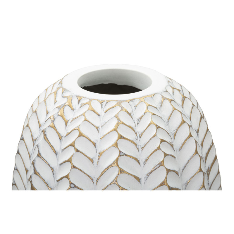 Vaso Resina Leaf cm ø 18,5x46