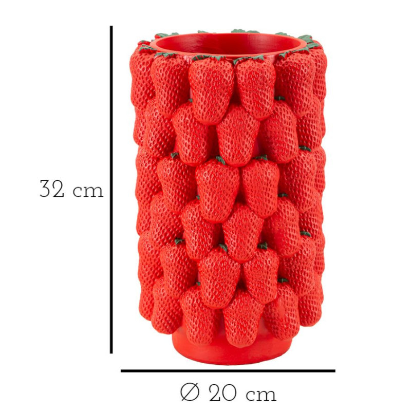 Vaso Strawberry cm ø 20x32