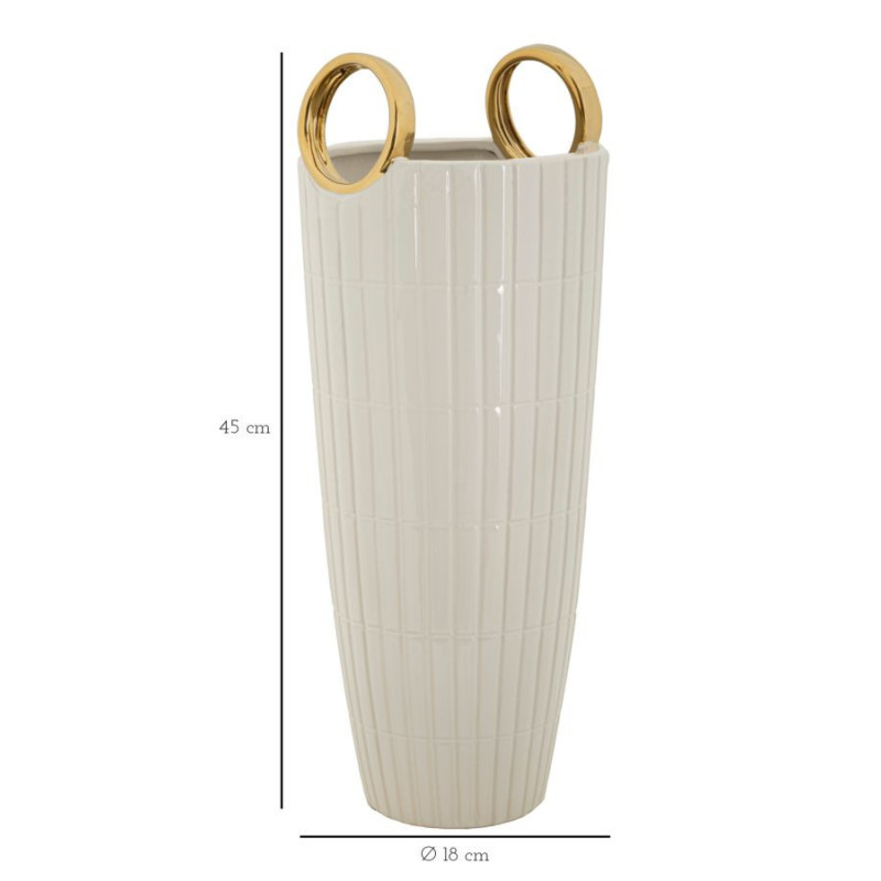 Vaso Ceramica Amica Shopping cm ø 18x45