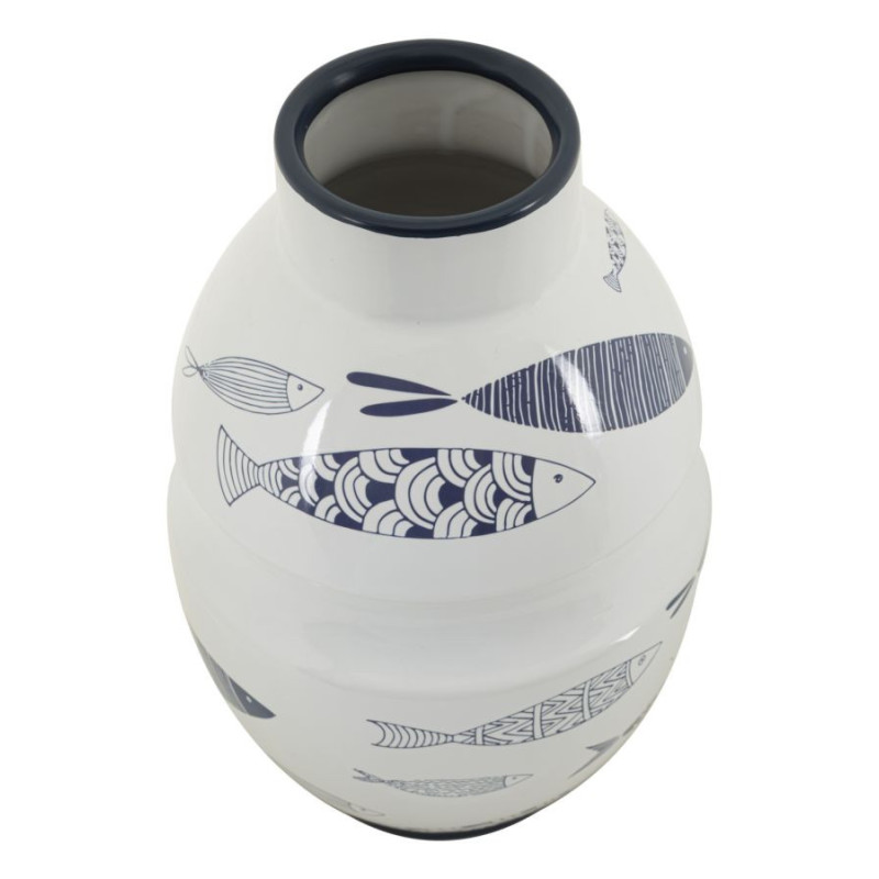 Vaso Ceramica Amica Fish cm ø 21x31
