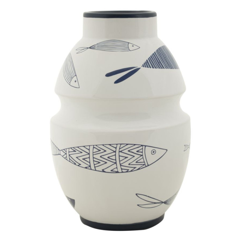 Vaso Ceramica Amica Fish cm ø 15x24
