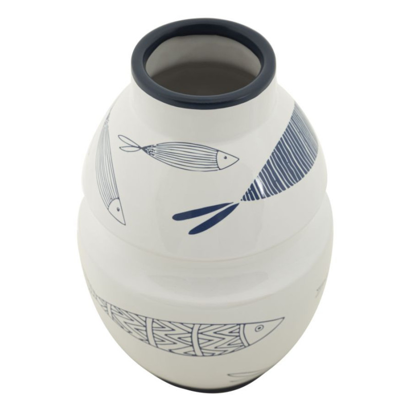 Vaso Ceramica Amica Fish cm ø 15x24