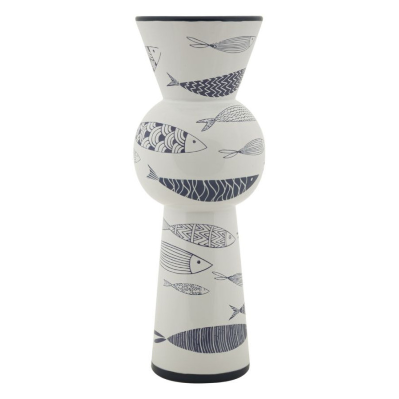 Vaso Ceramica Amica Fish Tall cm ø 14x38,5