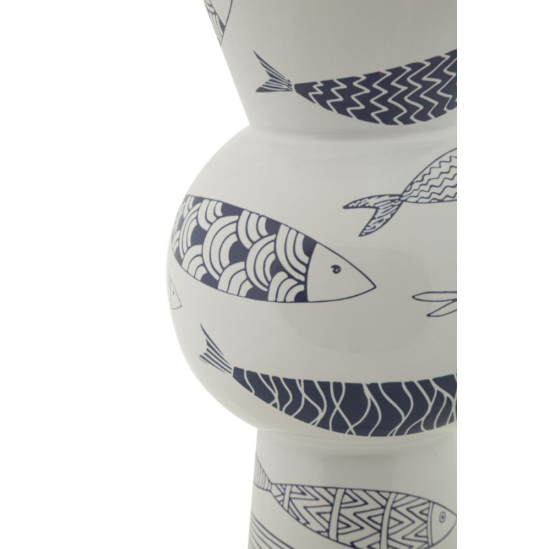 Vaso Ceramica Amica Fish Tall cm ø 14x38,5
