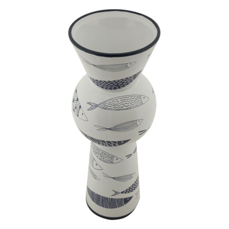 Vaso Ceramica Amica Fish Tall cm ø 14x38,5