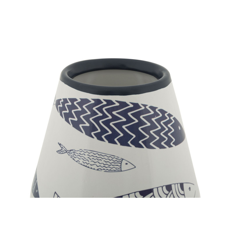 Vaso Ceramica Amica Fish Double cm ø 14x34