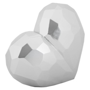 Zoom Vaso Heart Silver cm 19x9x18