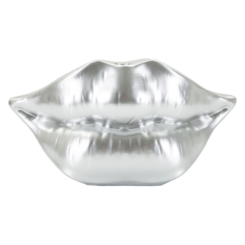 Vaso Mouth Lip Silver cm 23x8x12