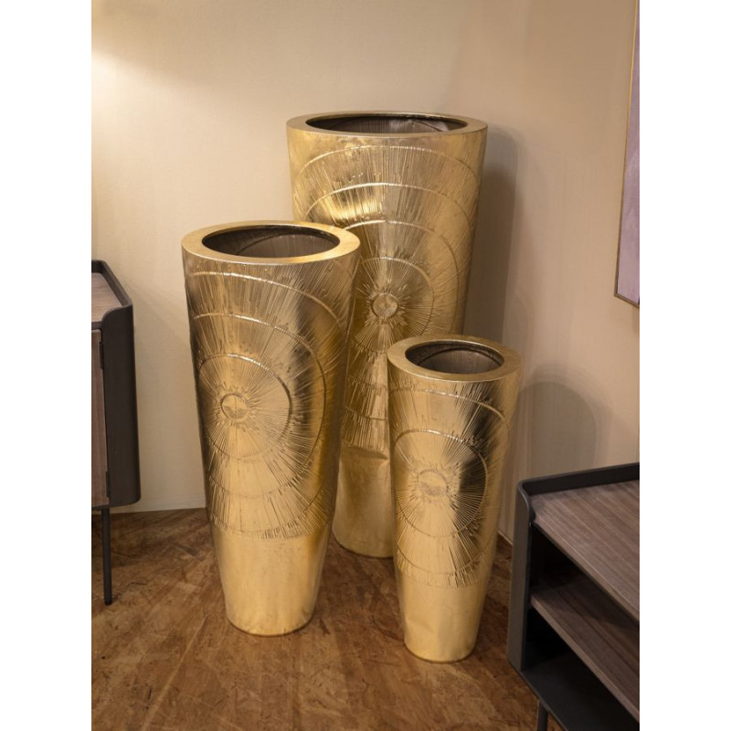 Porta Vasi Goldely Tris cm ø 50,8x114,9-40x92,7-29,8x70,5